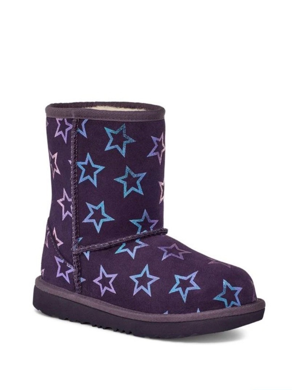 UGG Purple Star Kids Classic Short Boot